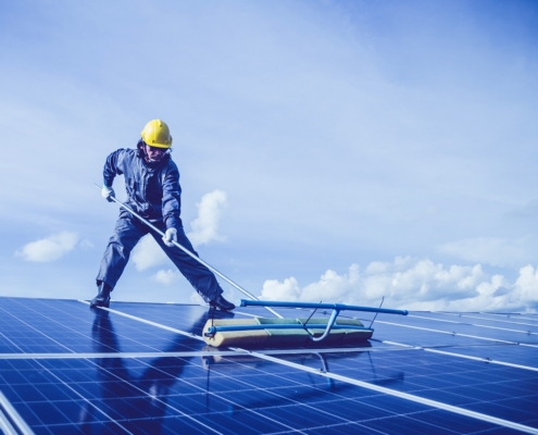 Can We Use Robots to Clean Solar Panel Solar Systems